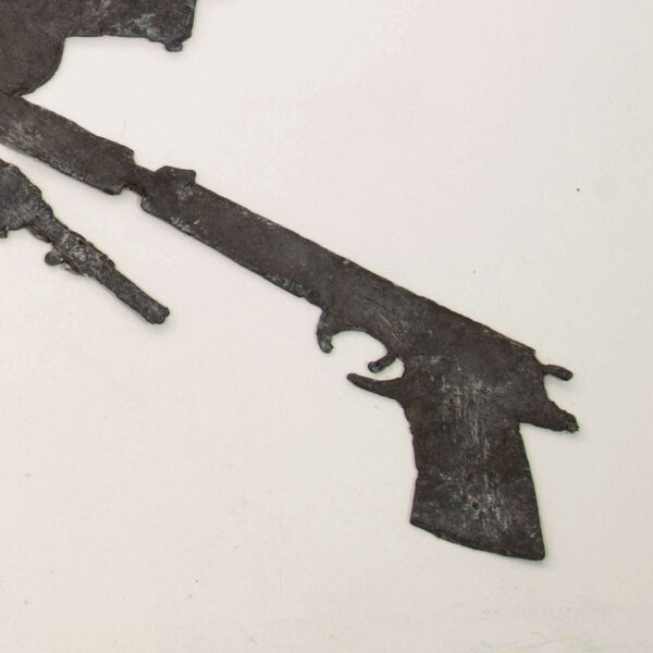 Expansion, détail, 2012, plomb, 90 x 170 x 0,5 cm