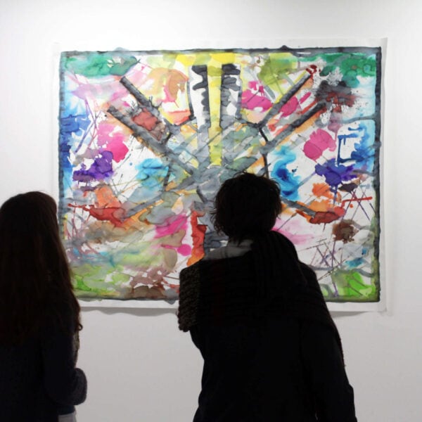 Mirage III, 2013, lavis sur papier, 150 x 185 cm, Galerie de EESAB Lorient, 2013